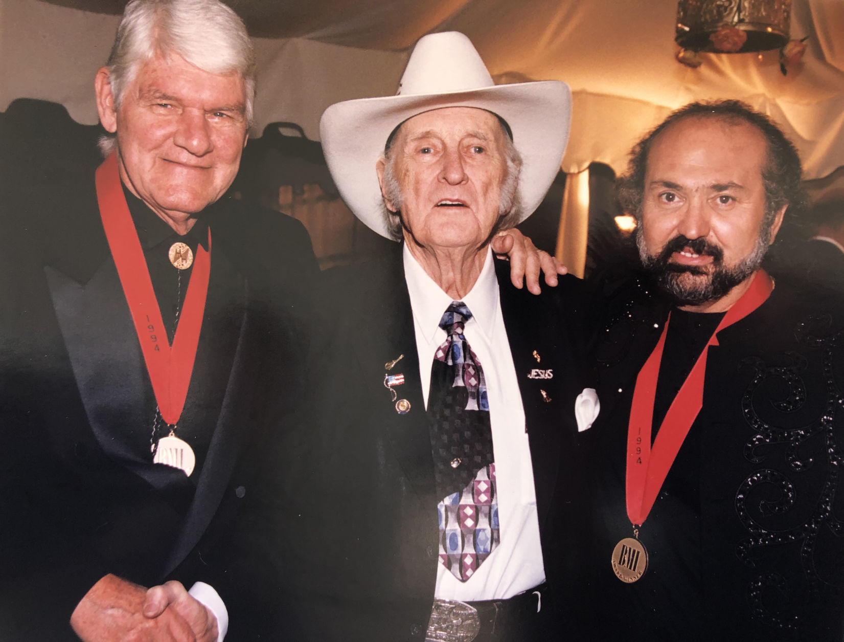Harlan Howard, Bill Monroe, and Kostas